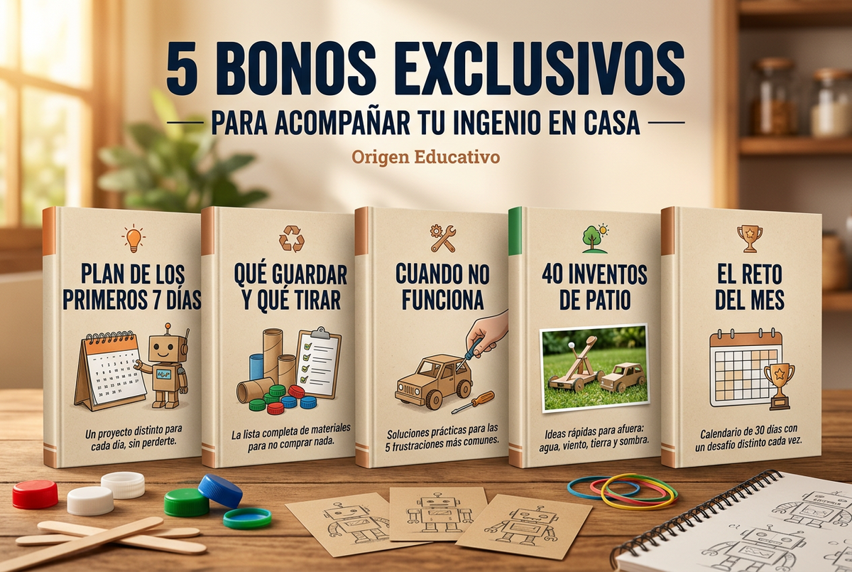 Además, 5 bonos GRATIS